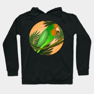 Peach-faced Lovebird Hoodie